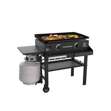 Blackstone 2 Burner Liquid Propane 34000 BTU Gas Grill 2 Piece Set Reviews Wayfair Canada